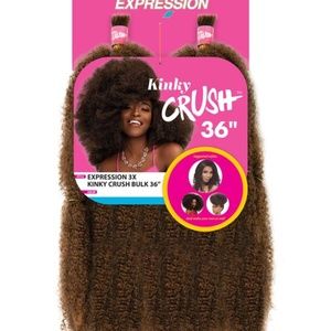 Janet kinky Crush 36" hair (4)Packs, 99J